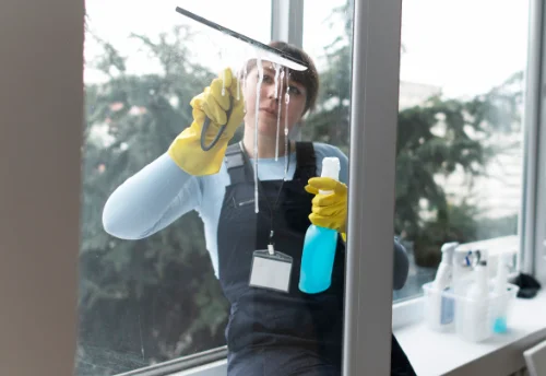 Nettoyage de vitres intérieures et extérieures à Lavaudieu